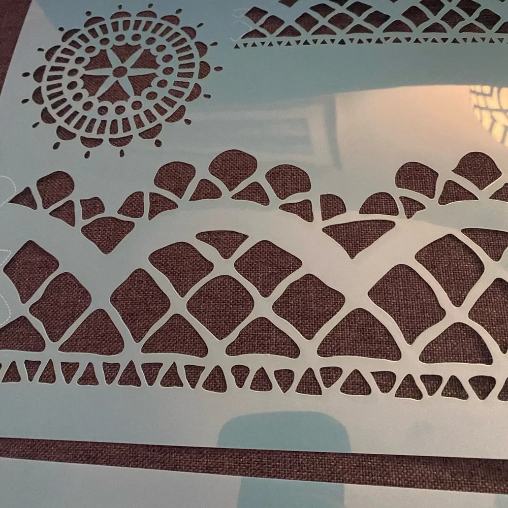 Martha Stewart lace design stencils